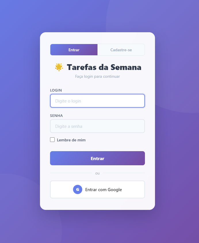 Lista de Tarefas Gamificada